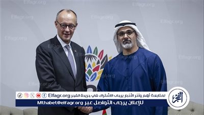 خالد بن محمد بن زايد يبحث مع المستشار الألماني دعم الخطط التنموية المستدامة