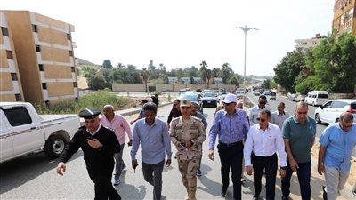 أسوان تقترب من خط النهاية.. 97.5% نسبة إنجاز تطوير طريق السادات