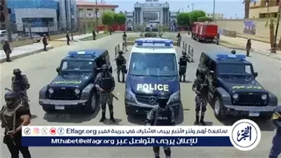 عاجل- انتشار أمني مكثف بمحيط لجنة الرئيس السيسي لتأمين التصويت