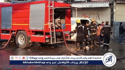 إخماد حريق نشب داخل محول كهربائي في سمالوط بالمنيا