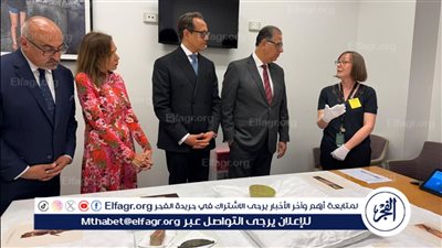 أستراليا تسلم مصر 17 قطعة أثرية نادرة تعود لحقب فرعونية مختلفة (صور)