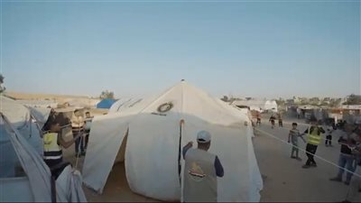  «بيت الزكاة والصدقات» ينتهي من تسليم مساعدات القافلة الإغاثية الثانية عشرة لأهلنا بغزة