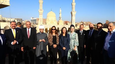 وزراء التضامن والتنمية المحلية والأوقاف ومحافظ الغربية يتفقدون أعمال تطوير محيط مسجد السيد البدوي بطنطا