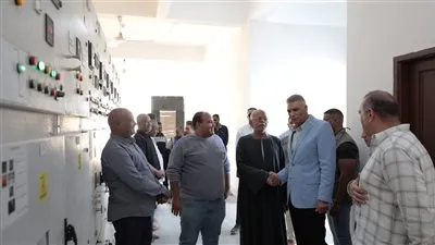 محافظ أسوان يتفقد محطة كهرباء فارس بعد إنجازها بالكامل بتكلفة 25 مليون جنيه 