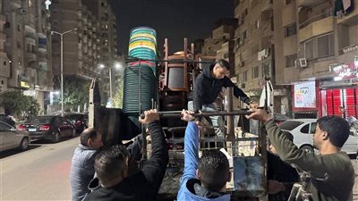 محافظة الجيزة تشن حملة ليلية مفاجئة على المقاهي والتعديات بشارع الشيشيني والمريوطية فيصل