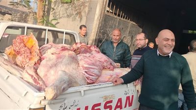 ضبط 650 كجم لحوم فاسدة مختومة بأختام مزوّرة داخل مزرعة مخالِفة بالقليوبية