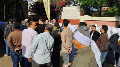 انتظام التصويت وإقبال الناخبين بلجان شبراخيت في انتخابات مجلس النواب