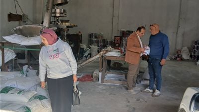 تموين الإسكندرية يضبط 2.5طن ملح مجهول المصدر داخل منشأة غير مرخصة بشرق المحافظة