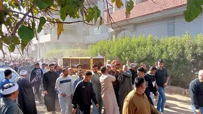 تشييع جثمان الحاجة سبيلة في الدقهلية 