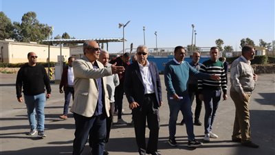 رئيس شركة الصرف الصحي بالإسكندرية يتفقد موقع 9 ن لمتابعة كفاءة التشغيل