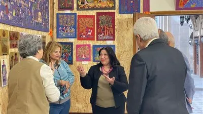 نائبة وزيرة التضامن الاجتماعي تشهد ختام فعاليات معرض جمعية الصعيد للتربية والتنمية 