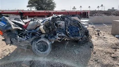 مصرع شقيقتين متأثرين بإصابتهم في حادث تصادم على الطريق الحر بالقليوبية