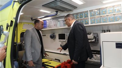 محافظ الجيزة: تشغيل نقطة إسعاف الودي بطاقة 26 سيارة إسعاف مزودين بتجهيزات العناية المركزة المتنقلة