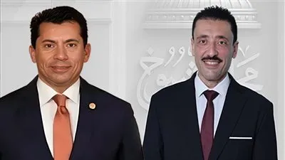 النائب محمد رزق يهنئ وزير الرياضة بفوزه برئاسة لجنة التربية البدنية والرياضة باليونسكو