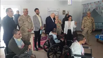 قصر العيني يطلق قافلتين طبيتين لخدمة المحاربين القدامى وأهالي قرية وردان