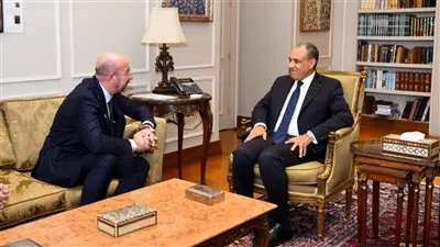 وزير الخارجية يلتقي رئيس المجلس الأوروبي السابق