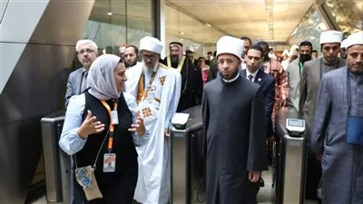 وزير الأوقاف ووفد من متسابقي ومحكمي المسابقة العالمية للقرآن الكريم في زيارة للمتحف المصري الكبير