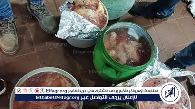 ضبط 908 كيلو لحوم ودواجن ورنجة فاسدة ومجهولة المصدر بالغربية