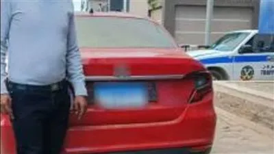 ضبط سائق يطمس لوحات سيارته في المنوفية 