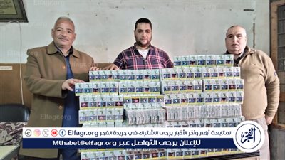 ضبط 2000 علبة سجائر مجمعة بالمخالفة للقانون بالقوصية فى أسيوط 