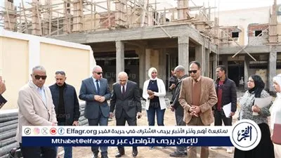 رئيس جامعة قناة السويس يتفقد أعمال التطوير الشاملة بوحدة الطوارئ بالمستشفى الجامعي