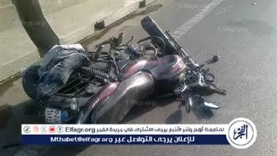 إصابة 3 أشخاص إثر تصادم دراجة نارية بالرصيف عند مدخل بلقاس في الدقهلية