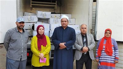 توزيع 2 طن من لحوم صكوك الأضاحي على الأسر الأولى بالرعاية في الجيزة