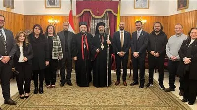  البطريرك الأنبا إبراهيم إسحق يستقبل وفد اللجنة الأسقفية للعدالة والسلام بمصر
