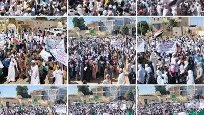 الشعب السوداني يخرج في يوم الاصطفاف الوطني لدعم القوات المسلحة في مواجهة الدعم السريع