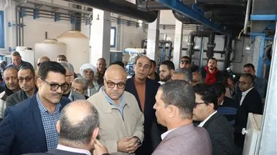 محافظ القليوبية يتفقد محطة مياه شبلنجة الجديدة ببنها بطاقة 17 ألف متر مكعب