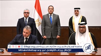 عاجل ـ كأول استثمار صناعي قطري بالقناة.. رئيس الوزراء يشهد توقيع عقد مشروع 