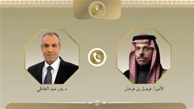 اتصال هاتفي بين وزير الخارجية ونظيره السعودي 