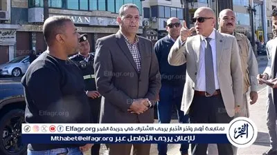جولة صباحية تفقدية لمحافظ الأقصر لتفقد مستوى النظافة بشوارع المدينة