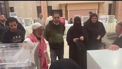  استقبال الناخبين بالسعودية في انتخابات جولة الإعادة للمرحلة الثانية لمجلس النواب