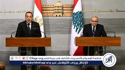 عاجل- مدبولي: استقرار لبنان ووحدته الوطنية ركيزة أساسية لأمن واستقرار المنطقة العربية