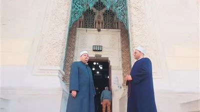 وكيل وزارة الأوقاف يتفقد مساجد الإسكندرية قبيل صلاة الجمعة 