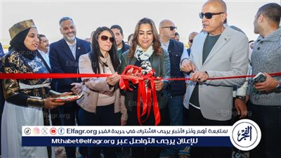  وزيرتا التخطيط والتنمية المحلية ومحافظ الأقصر يفتتحون المجزر الآلي ويضعون حجر الأساس للسوق الحضاري بقرية الحبيل
