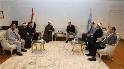 محافظ أسيوط  يستقبل وزير الأوقاف بمقر المحافظة 