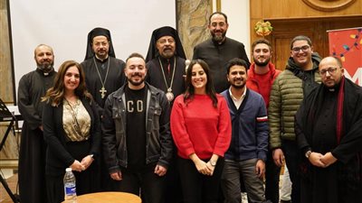 غبطة البطريرك الأنبا إبراهيم إسحق يترأس حفل خدمة الشباب الإيبارشي استعدادًا لعيد الميلاد