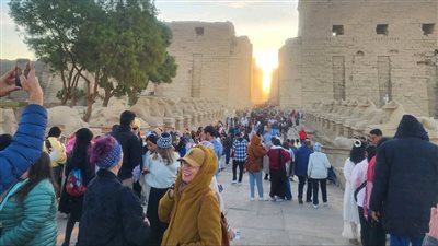 ظاهرة فلكية.. تعامد الشمس على معبد الكرنك معلنة بداية فصل الشتاء