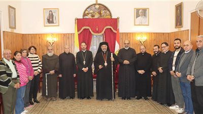  البطريرك الأنبا إبراهيم إسحق يستقبل مسؤولي اللجان الإيبارشية للتهنئة بعيد الميلاد المجيد