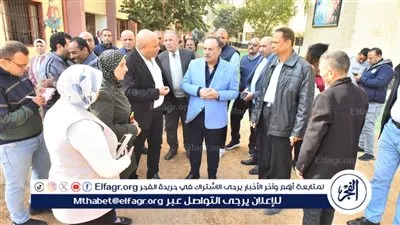 محافظ أسيوط يتفقد مدرسة الأمل الثانوية للصم بنات بالأربعين بحي غرب 