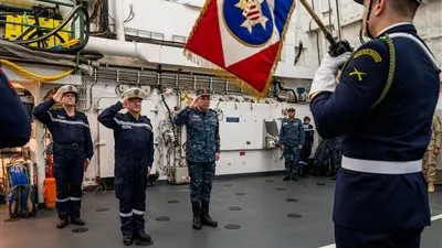 ختام فعاليات التدريب البحرى المشترك المصرى الفرنسى ( كليوباترا - 2025)