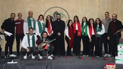 مجموعات حورس الكشفية بكنيسة العذراء بشبرا تنظم أمسيتها الميلادية السنوية لشعب الرعية