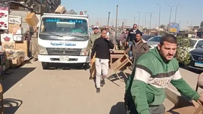 استمرار حملات التصدي للإشغالات والتعديات وإعادة الانضباط بحي شرق شبرا الخيمة