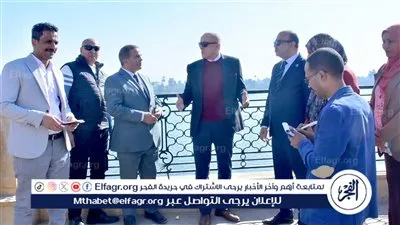 محافظ الأقصر يتفقد تطوير كورنيش أرمنت ويوجه بسرعة تنفيذ حديقة الطفل وقاعة مناسبات مفتوحة