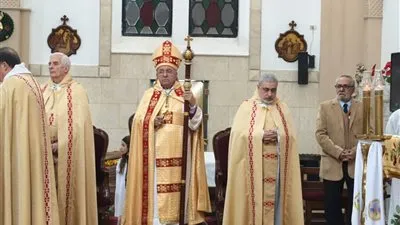 المطران شيحان يترأس قداس عيد الميلاد المجيد بكاتدرائية القديس يوسف بالظاهر