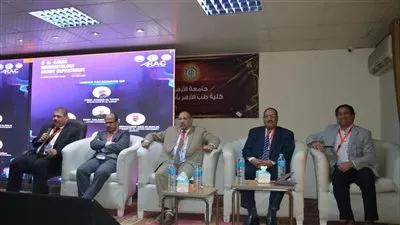 نائب رئيس جامعة الأزهر يفتتح المؤتمر الدولي السادس لقسم الروماتيزم بطب أسيوط ويعين محمد رسلان مديرًا لمكتبه
