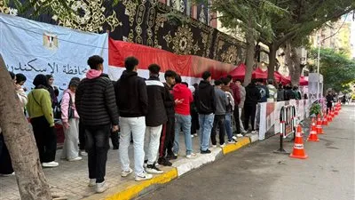 الشباب تتصدر المشهد بعد استئناف لجان الاقتراع للساعة الراحة بإعادة انتخابات دائرة الرمل في الإسكندرية 