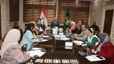 محافظ القليوبية يناقش مستجدات المخطط التفصيلي لمنطقة العكرشة